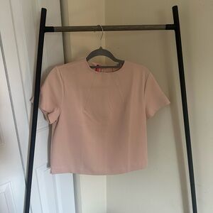 Spanx Lg Perfect Funnel Top - Light Pink